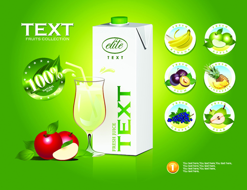 publicize poster creative vector 07 Juice advertisement publicize poster creative vector 07