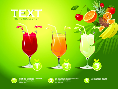 publicize poster creative vector 08 Juice advertisement publicize poster creative vector 08
