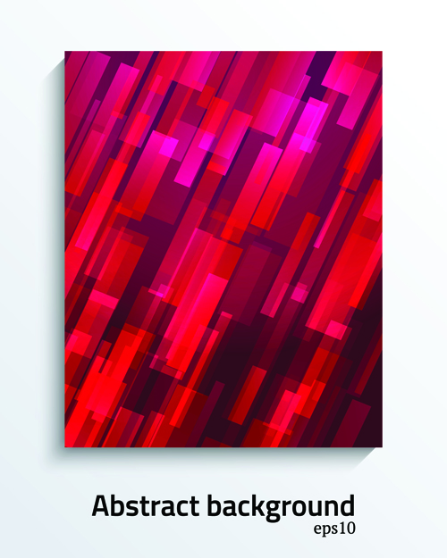 Modern style cover abstract background vector 03