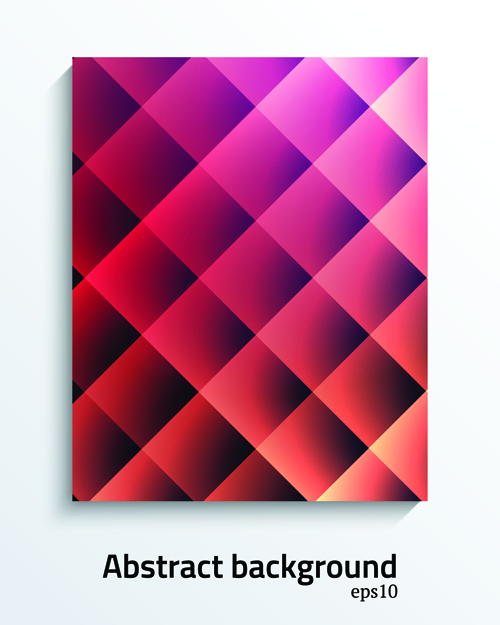 Modern style cover abstract background vector 04