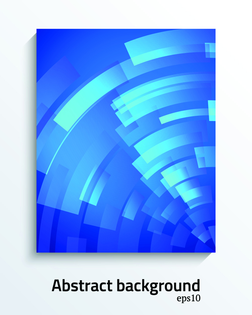 Modern style cover abstract background vector 05