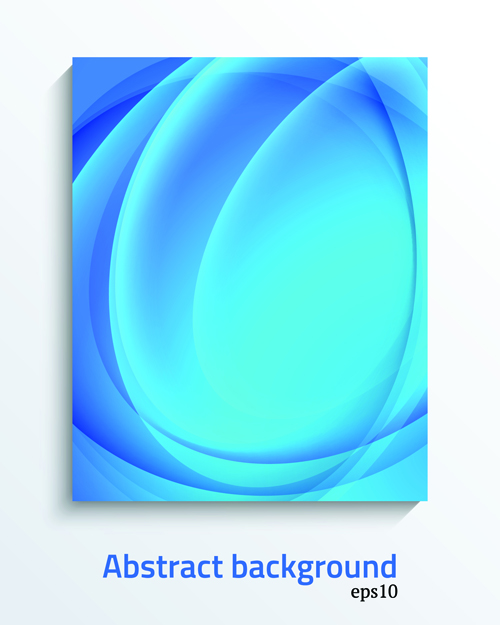 Modern style cover abstract background vector 07