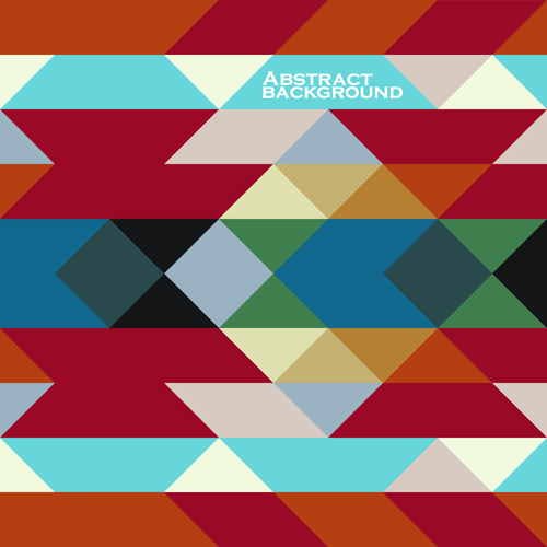 Set of abstract colorful geometric background 01