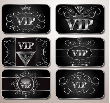 vip card vip vector shiny royal cards card 