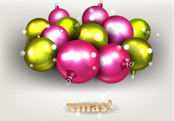 sparkling christmas baubles 