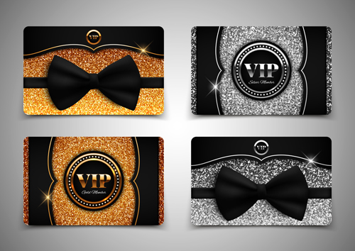 Visitant VIP cards luxury vector 06