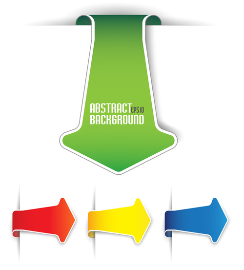 Sale and eco Stickers vector set 01