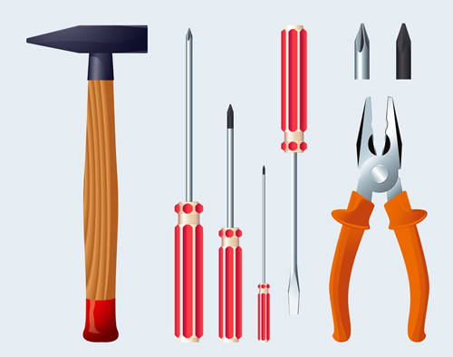 Various of life tool vector set 02