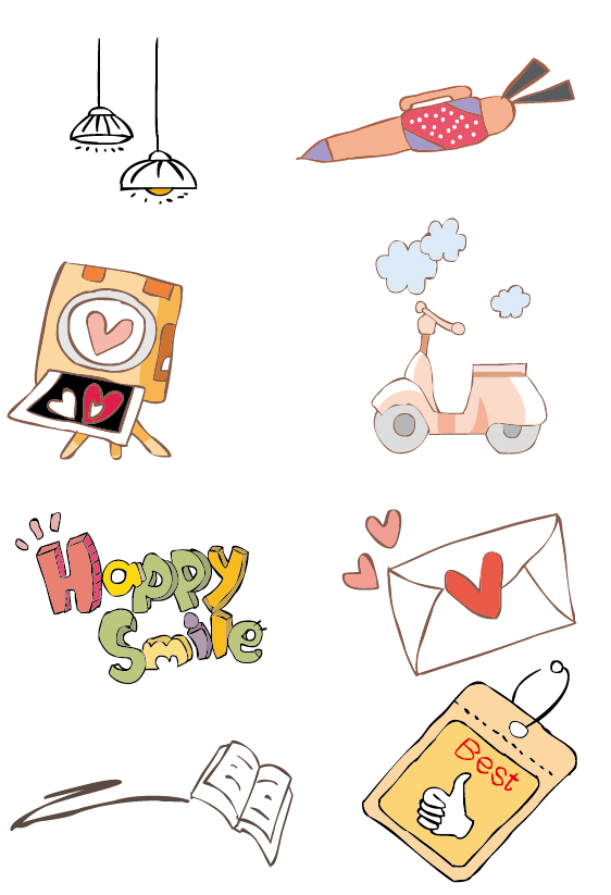Lovely hand draw Illustration vector