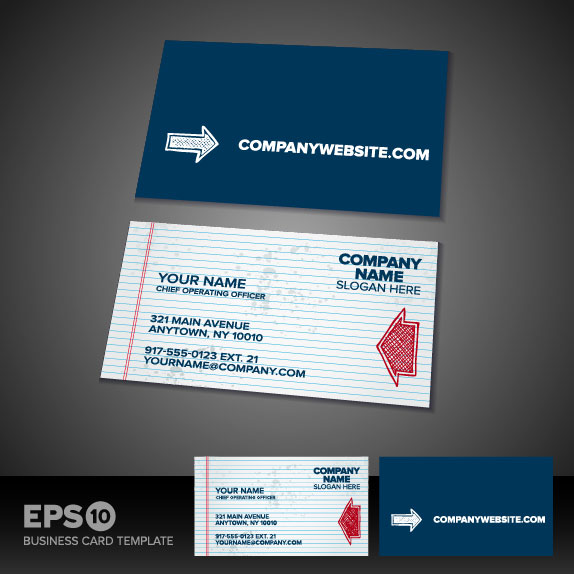 Business card templates vector 04