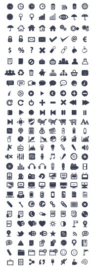Various web icon Collection vector 01