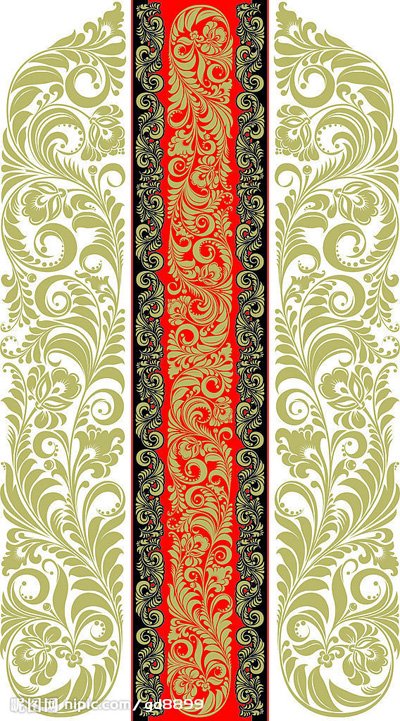 Tang grass shading borders leaves lace background 