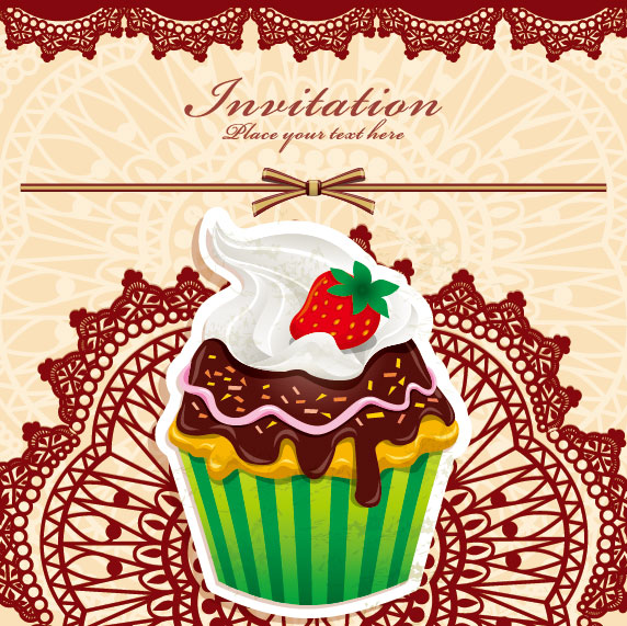 shading Patterns packaging lines lace grilles cake background 