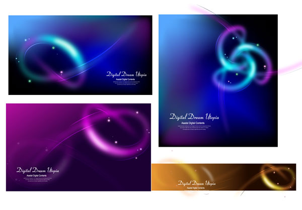 Creative glare background Vector graphic
