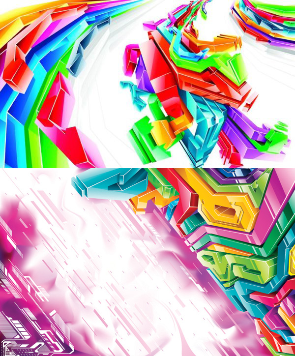 Elements of stereo module combination background design vector
