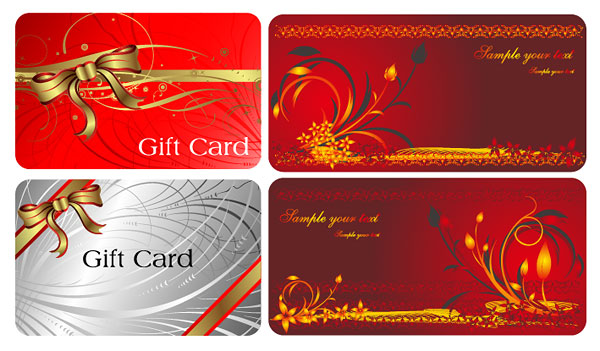 Red style gift card 