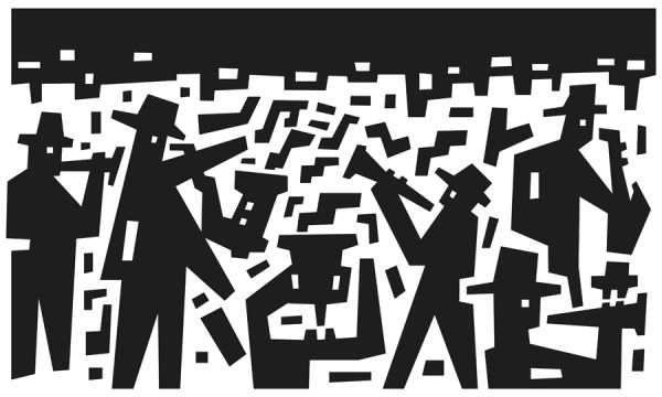 Abstract cartoon characters vector 06
