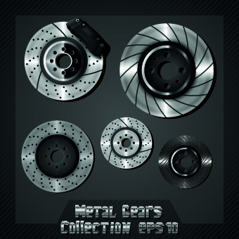 Auto service design elements vector 04