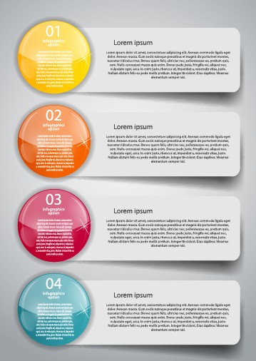 Creative number business banner template 02