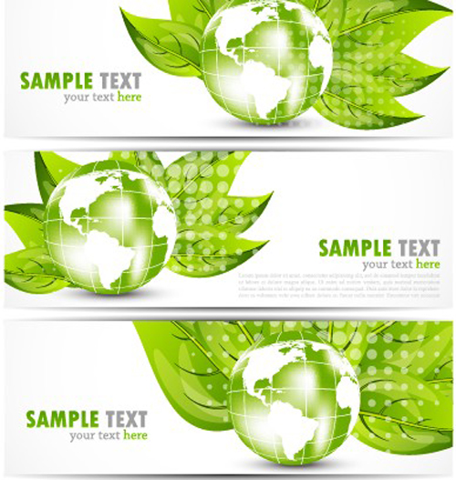 Bright Stylish banners design vector set 05