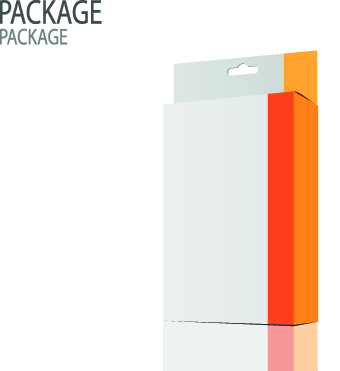 Modern cardboard package boxes illustration vector 02