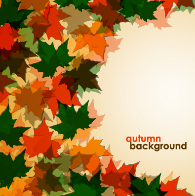 colored Backgrounds autumn leaves 