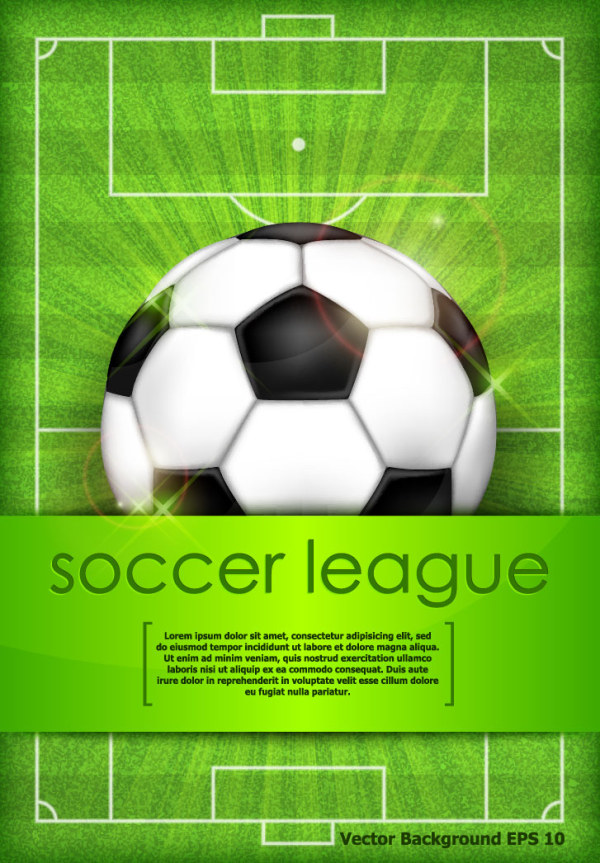 vector background soccer league creative background 