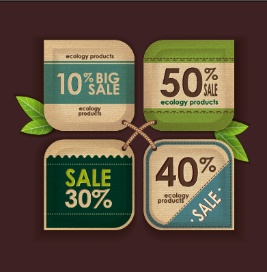 gy products price tags vector set 01 Ecology products price tags vector set 01