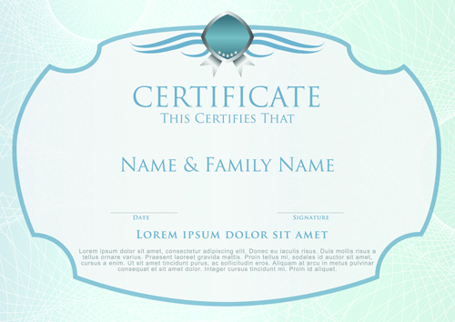 elegant certificate template certificate 