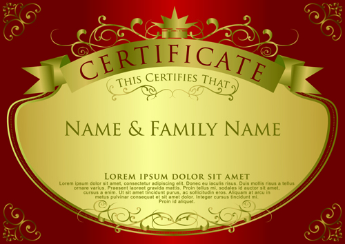 template elegant certificate template certificate 