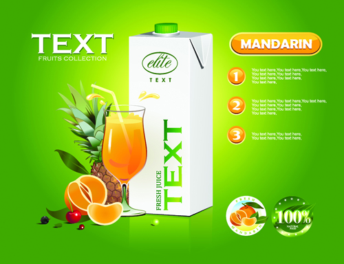 publicize poster creative vector 02 Juice advertisement publicize poster creative vector 02