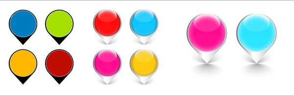 Navigation Buttons Vectors
