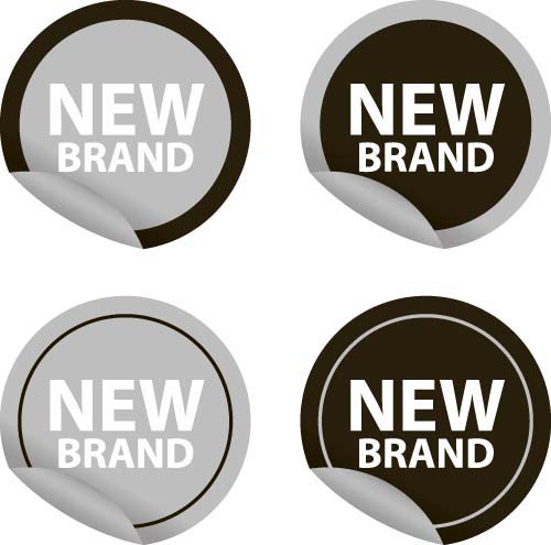New design stickers vectors 02 New design stickers vectors 02