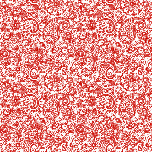 seamless pattern ornament floral 