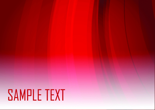 d wave abstract vector background 06 Red wave abstract vector background 06
