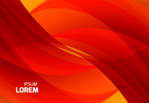 d wave abstract vector background 08 Red wave abstract vector background 08