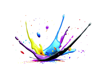Splash paint Effect vector 04