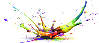 Splash paint Effect vector 05