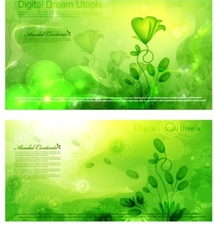 spring green fantasy background 