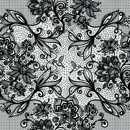 lace creative background graphics 02 Vector black lace creative background graphics 02