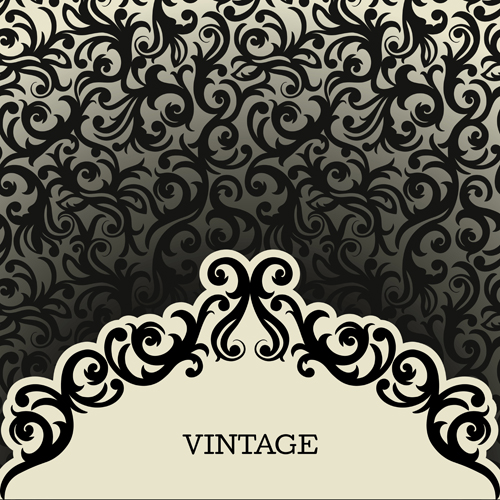 vintage pattern vector pattern decoration decor background 