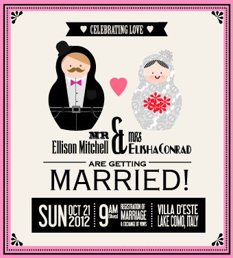 Vintage wedding invitation card creative vector 05
