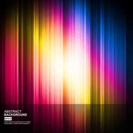 Multicolor lines bright background vector 01 Multicolor lines bright background vector 01