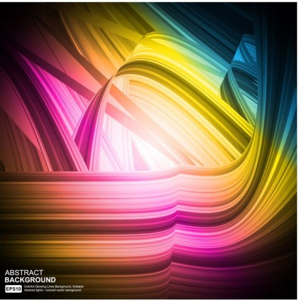 Multicolor lines bright background vector 02 Multicolor lines bright background vector 02