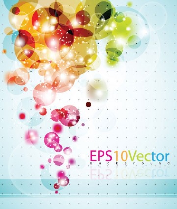 Bubble colorful shiny background vector graphics Bubble colorful shiny background vector graphics