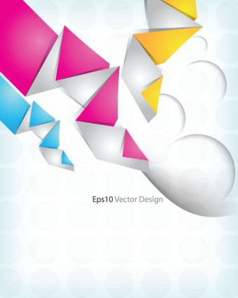 Modern origami art background vector Modern origami art background vector