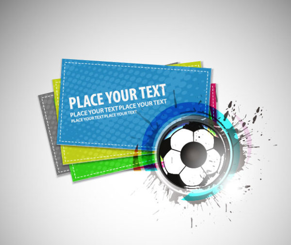 Stylish Advertising cards design vector 01
