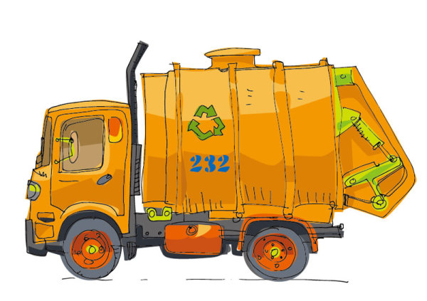 Lovely Hand draw Cartoon car vector set 03