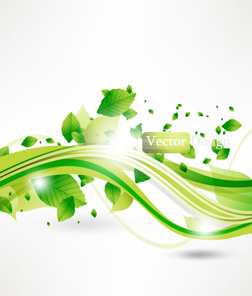 Halation leaf background 04 vector