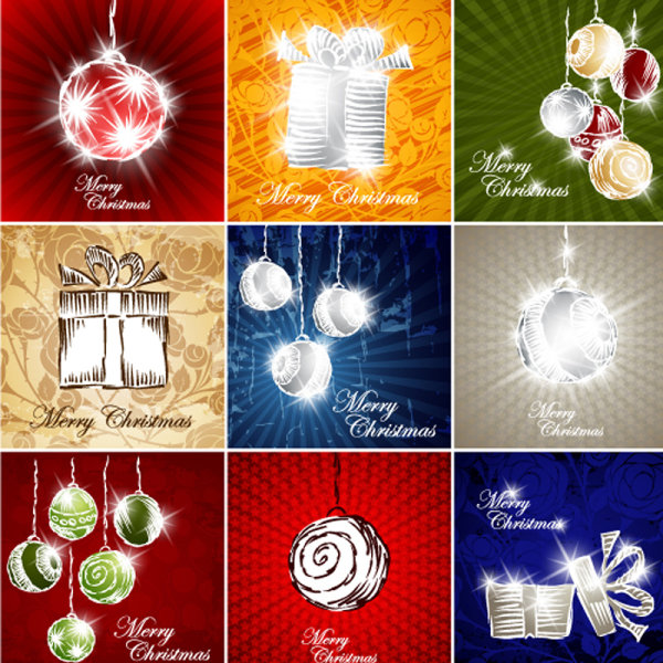 Gift Pendant vector set 01